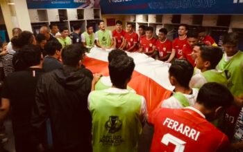 Timnas Indonesia Unggul Lebih Dulu, Skor Babak Pertama Seri