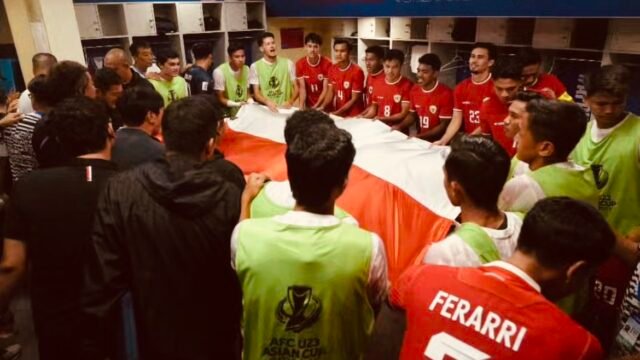 Timnas Indonesia Unggul Lebih Dulu, Skor Babak Pertama Seri