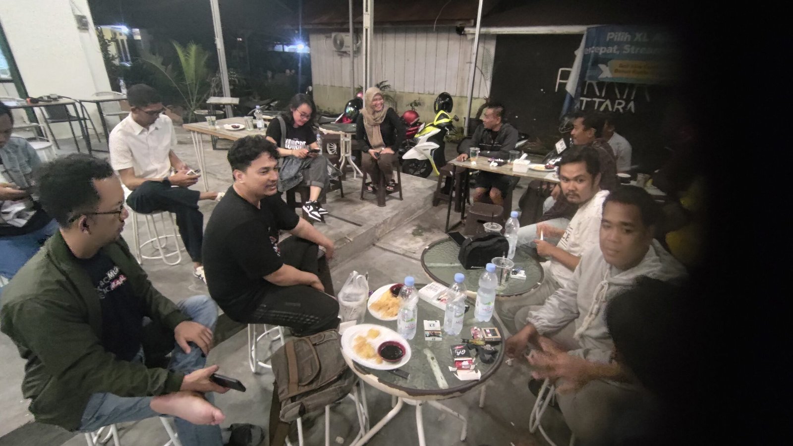 Jurnalis Kota Bontang gelar diskusi tolak draf RUU Penyiaran.