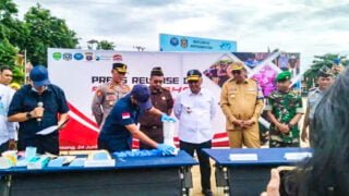 BNN Bontang Musnahkan 401,87 Gram Sabu-Sabu