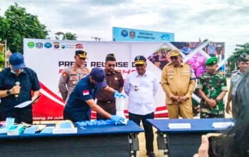 BNN Bontang Musnahkan 401,87 Gram Sabu-Sabu