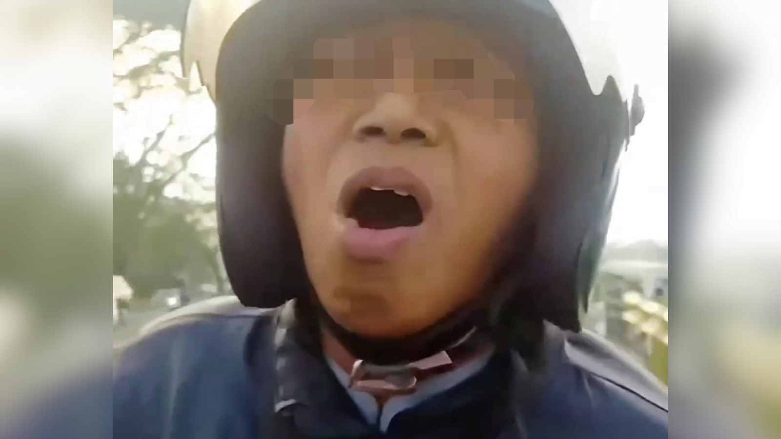 Pengendara di Bandung cekcok karena bara rokok kena helm