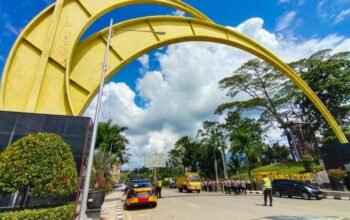Tugu Selamat Datang Kota Bontang Gelap, DPRD Soroti Dishub