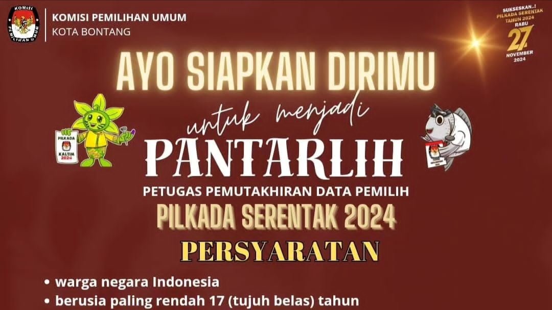 KPU Bontang Buka Pendaftaran Pantarlih