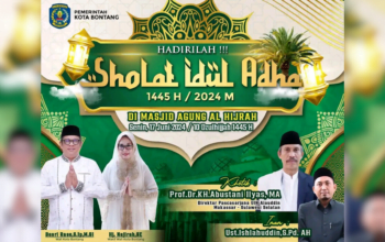 Pelaksanaan Sholat Iduladha 1445 H Masjid Agung Al Hijrah