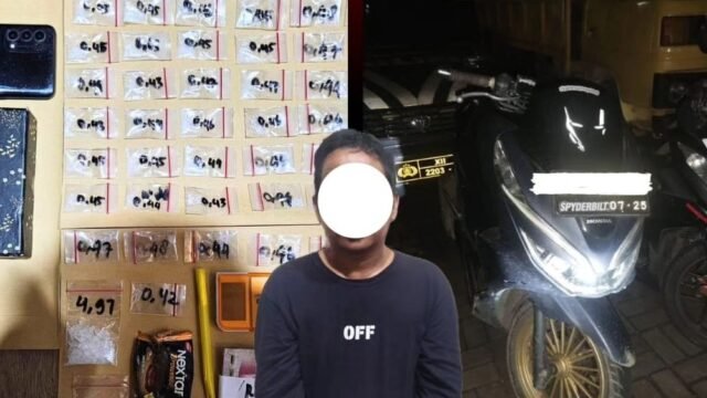 Pria di Samarinda Kantongi 42 Pocket Sabu-sabu