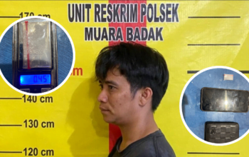 Pengedar Narkoba di Muara Badak Disikat Polisi