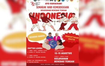 Sambut HUT RI ke-79, Karang Taruna Berbas Tengah Gelar Lomba 17an