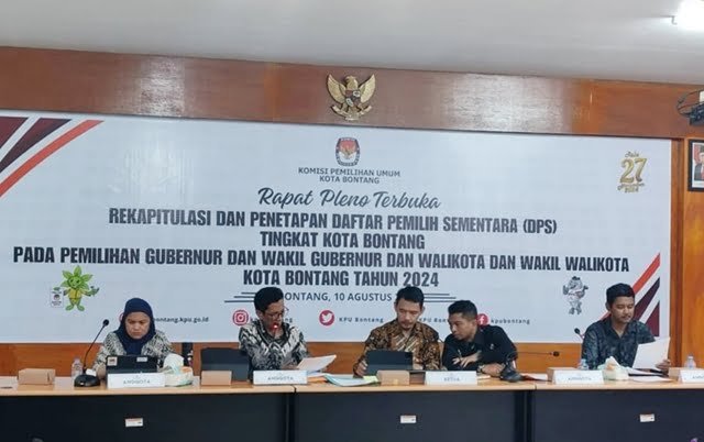 Rapat Pleno Terbuka, Penetapan DPS KPU Bontang pada Pilkada November Mendatang