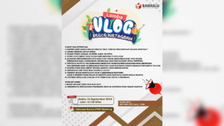 Bawaslu Bontang Ajak Masyarakat Tingkatkan Partisipasi Pengawasan Lewat Lomba Vlog