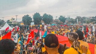 Ketua Tim Pemenangan Pimpin Ikrar 1.500 Relawan Neni-Agus