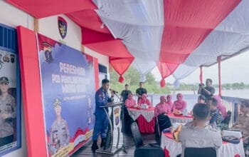 Pos Penolong Muara Berau Resmi Dibuka, Polairud Polres Bontang Tingkatkan Keamanan