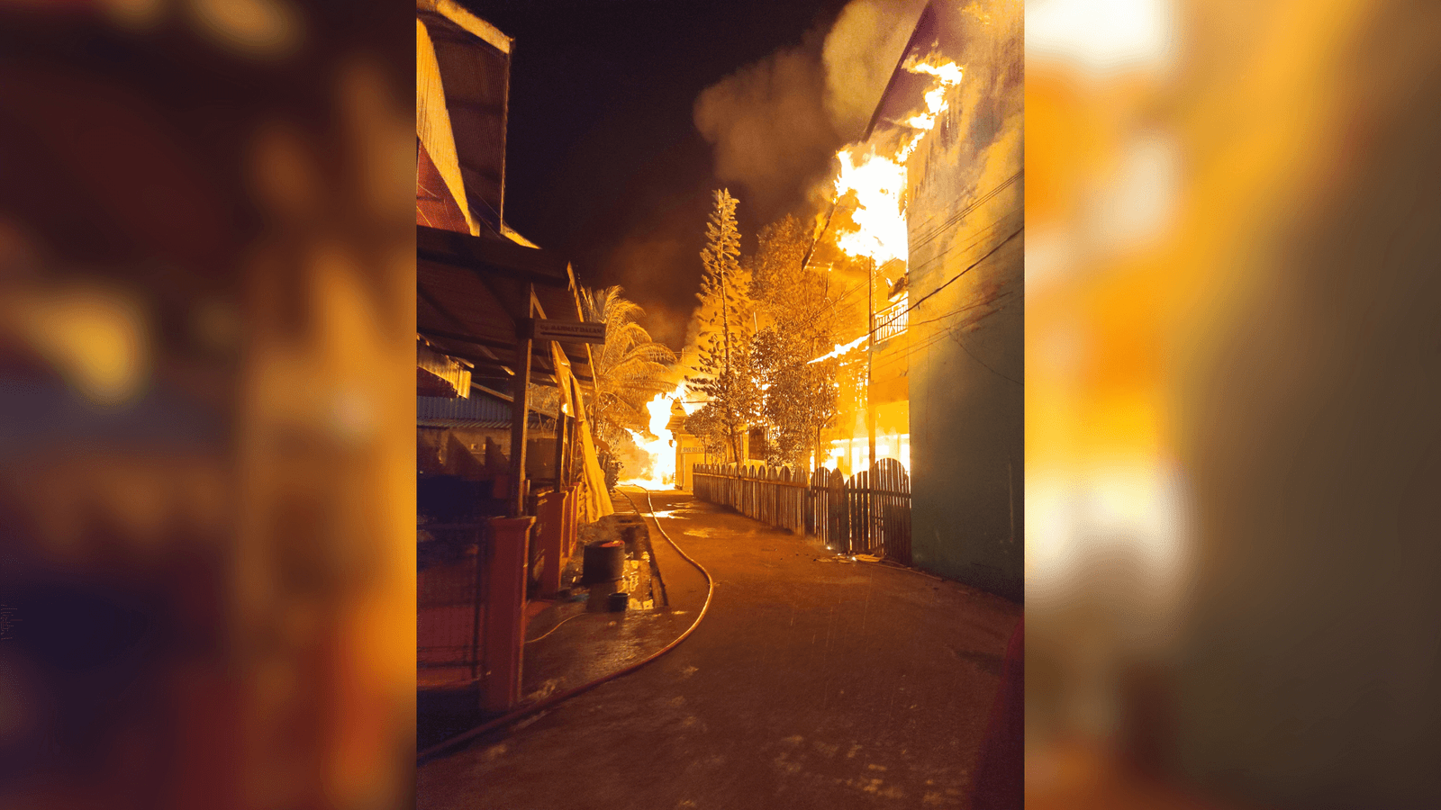 Kebakaran SMK Islam Nurul Hikmah, Teluk Lingga, Sangatta Utara, Kamis dini hari (3/10/2024) sekitar pukul 02.00 WITA.