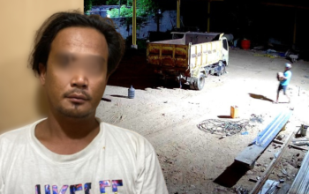 Pencuri Roda Truk Viral, Tim Rajawali Polres Bontang Sikat Pelaku
