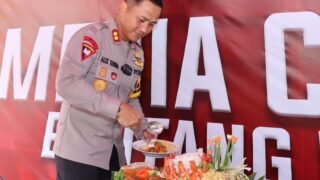 Kapolres Bontang Beri Dukungan Personel Saat Bertambah Usia
