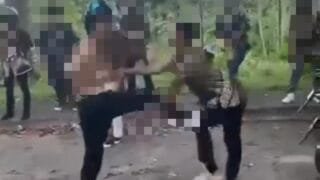 Viral! Dua Pelajar di Bontang Terekam Saling Adu Jontos