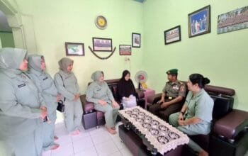 Kodim 0908 Bontang Gelar Baksos Kunjungan Purnawirawan dan Warakawuri