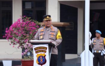 Kabid Humas Polda Kaltim Pimpin Apel Polres Bontang, Tingkatkan Kepercayaan Publik