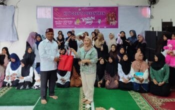 Momen Hari Santri Nasional, KPU Bontang Gelar Nonton Bareng Film di Pesantren Nurul Iman