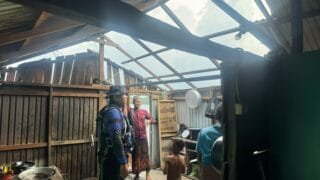 Pulau Tihi-tihi Diterjang Puting Beliung, Polairud Bontang Pastikan Keselamatan Warga