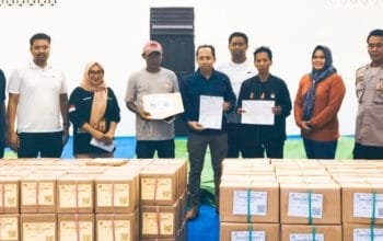 Surat Suara Pilkada dan Pilgub Kaltim Tiba di Kantor KPU Bontang