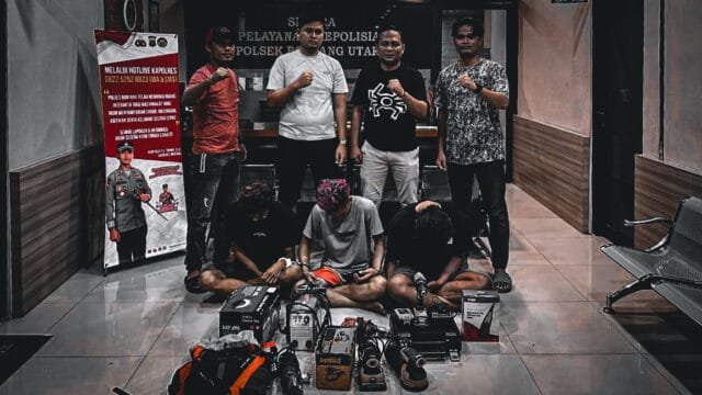 Polsek Bontang Utara Ringkus Komplotan Pencuri di Perumahan BSD