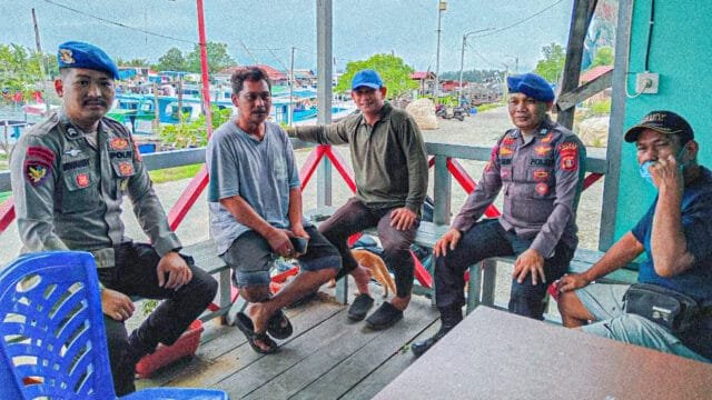 Polairud Polres Bontang Pastikan Lingkungan Pelabuhan Aman dan Kondusif