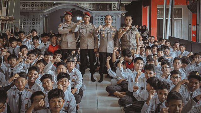 Polsek Bontang Selatan Imbau Siswa-siswi SMPN 7 Bahaya Narkoba