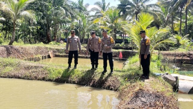 Kapolres Bontang Kunjungi Budidaya Ikan di Pagung, Siap Dukung Swasembada Pangan