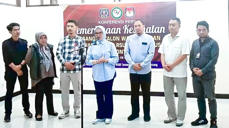 Najirah-Aswar lakukan pemeriksaan kesehatan Pilkada 2024.
