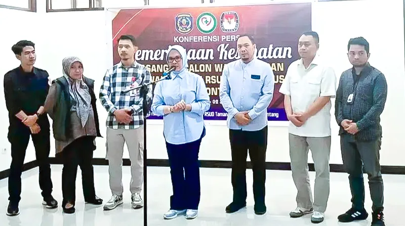 Najirah-Aswar lakukan pemeriksaan kesehatan Pilkada 2024.