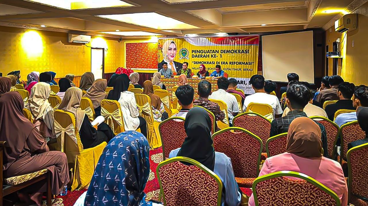 Sosialisasi Penguatan Demokrasi di Era Reformasi, Anggota DPRD Provinsi Kalimantan Timur (Kaltim) Shemmy Permata Sari, Minggu (26/1/2025).
