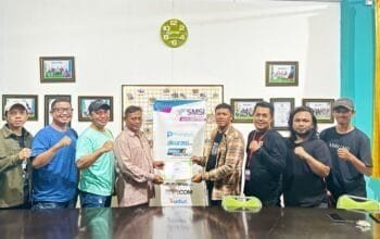 SMSI Bontang Serahkan Sertifikat Keanggotaan Perusahaan Pers