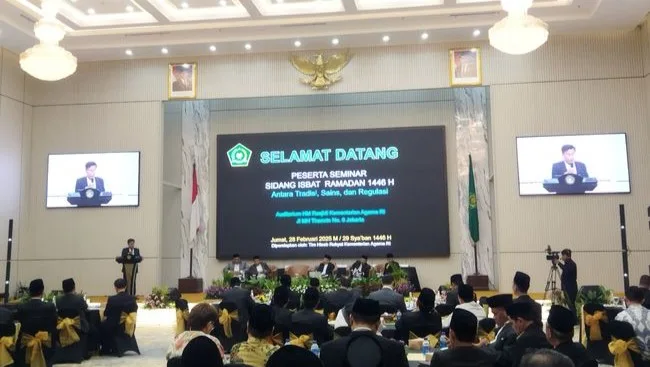 Sidang Isbat penentuan 1 Ramadhan 1446 H/2025 M.