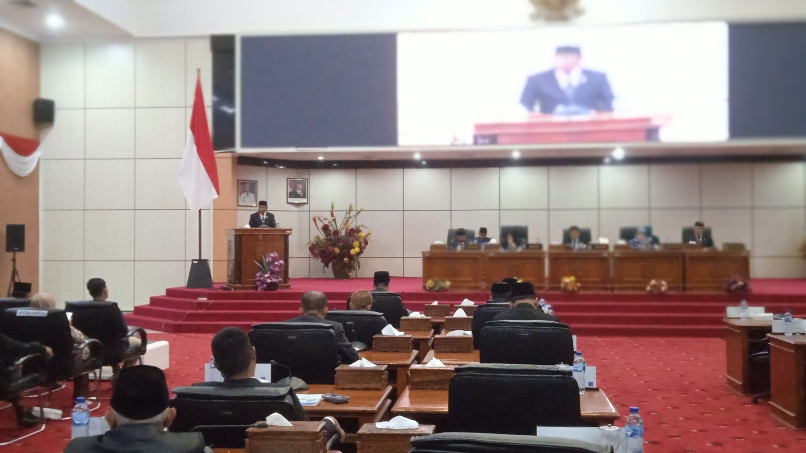 Pembacaan Hasil Rekomendasi Pansus LKPJ Walikota Bontang, Selasa (22/4/2025).