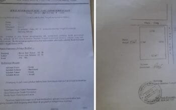 BERITA KEHILANGAN: Surat Segel Tanah Milik Hj Erni