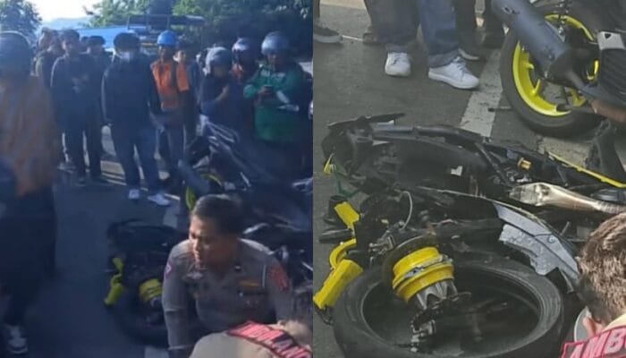 Tragis! Sepasang Kekasih Tergilas Mobil Box