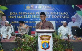 Pemkot dan Polres Bontang Gelar Sholawatan, Gus Amin: Doa Jadi Penjaga Kedamaian Kota