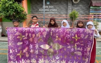 SDN 004 Bontang Utara Kembangkan Kreativitas Murid Lewat Pembelajaran Ecoprint