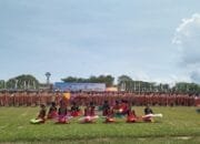 Ribuan Pelajar Bontang Tampilkan Tari Jepen Kolosal di Penutupan HUT ke-26 Kota Bontang