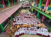 SDN 007 Bontang Utara Atur Jadwal Belajar Demi Tanamkan Jiwa Nasionalisme Murid