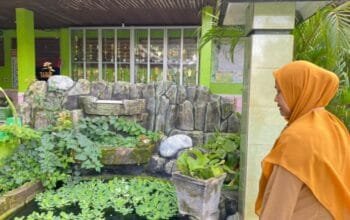 SDN 008 Bontang Utara Hadirkan Taman dan Kolam Sebagai Media Belajar Murid