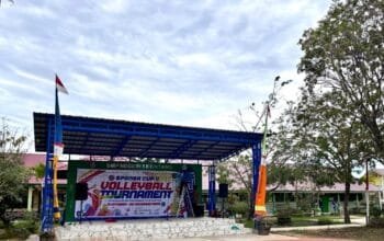 SMPN 1 Bontang Gelar Turnamen Voli Antar Sekolah dalam Rangka HUT Sekolah