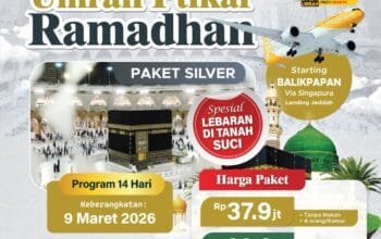 Umrah I’tikaf Ramadhan 2026, Spesial Lebaran di Tanah Suci