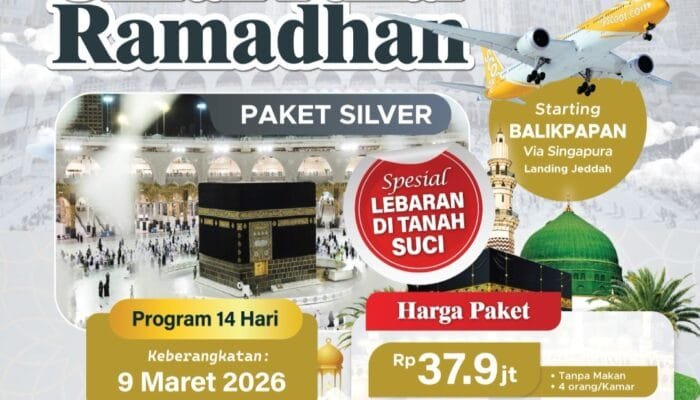 Umrah I’tikaf Ramadhan 2026, Spesial Lebaran di Tanah Suci
