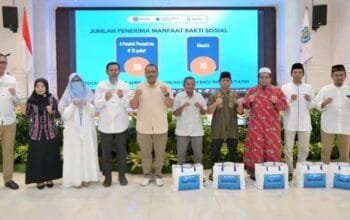 HIKA PT KNI Salurkan 331 Paket Sembako di Bontang