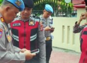 Cegah Judi Online, Propam Polres Bontang Gelar Sidak Ponsel Seluruh Anggota