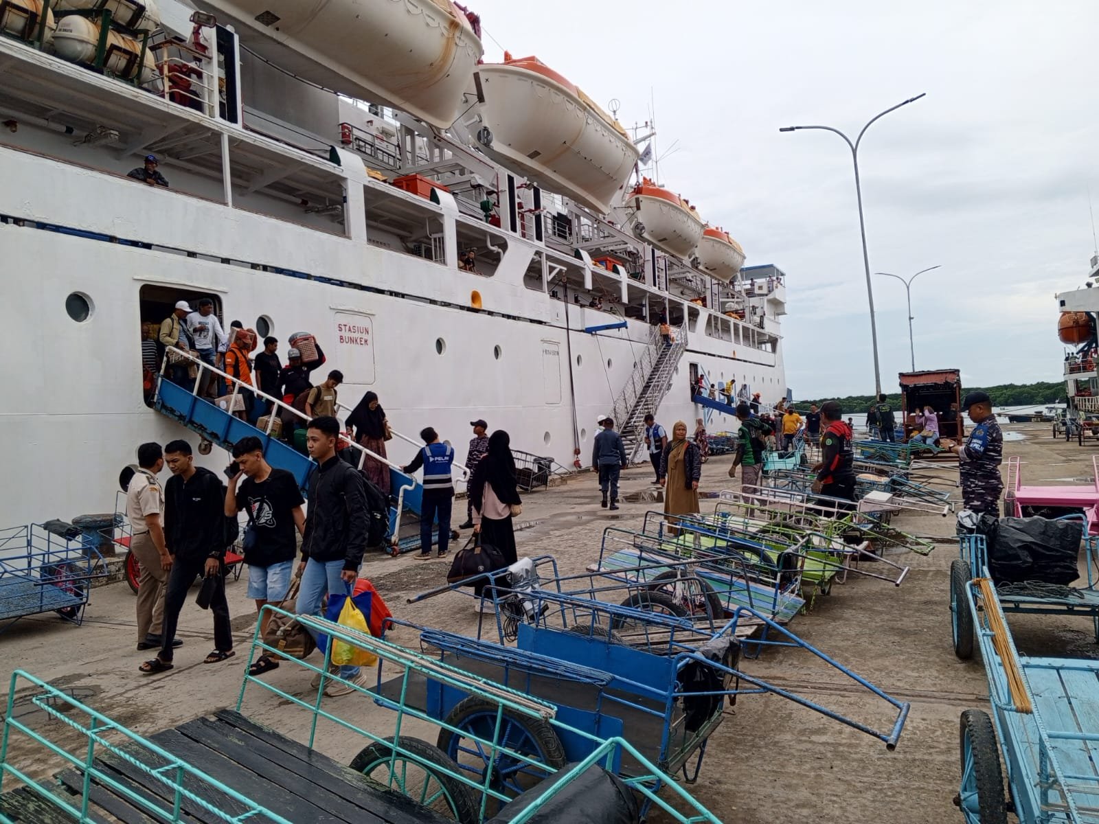 PELNI Bontang diskon tiket kapal jelang mudik 2026. (Foto: Irwan)