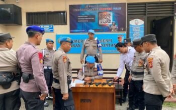 Cegah Penyalahgunaan Senpi, Propam Polres Bontang Gelar Gaktibplin