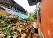 Hujan Deras Picu Longsor di Kanaan Bontang, Dinding Rumah Warga Retak